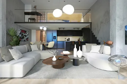 Luxuriöse Loft-Apartments zum Verkauf in Budva mit Panoramablick auf das Meer
